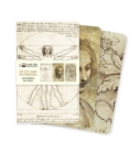 Leonardo da Vinci Set of 3 Mini Notebooks - Book