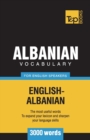 Albanian vocabulary for English speakers - 3000 words - Book