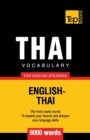 Thai vocabulary for English speakers - 9000 words - Book