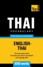 Thai vocabulary for English speakers - 3000 words - Book
