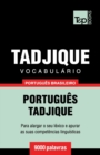 Vocabulario Portugues Brasileiro-Tadjique - 9000 palavras - Book