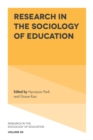 Research in the Sociology of Education - Book