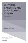 Cultural Expertise and Socio-Legal Studies : Special Issue - eBook