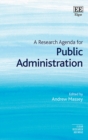 Research Agenda for Public Administration - eBook