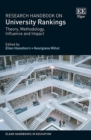 Research Handbook on University Rankings : Theory, Methodology, Influence and Impact - eBook
