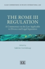Rome III Regulation : A Commentary on the Law Applicable to Divorce and Legal Separation - eBook