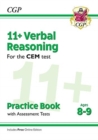 11+ CEM Verbal Reasoning Practice Book & Assessment Tests - Ages 8-9 (with Online Edition) - Book