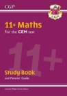 11+ CEM Maths Study Book (with Parents’ Guide & Online Edition) - Book