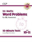11+ GL 10-Minute Tests: Maths Word Problems - Ages 10-11 Book 1 (with Online Edition) - Book