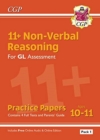11+ GL Non-Verbal Reasoning Practice Papers: Ages 10-11 Pack 1 (inc Parents' Guide & Online Ed) - Book