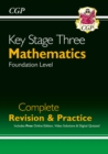 New KS3 Maths Complete Revision & Practice – Foundation (includes Online Edition, Videos & Quizzes): for Years 7, 8 and 9 - Book