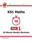 KS1 Year 1 Maths 10-Minute Weekly Workouts - Book