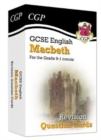 GCSE English Shakespeare - Macbeth Revision Question Cards - Book