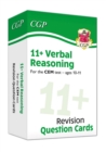 11+ CEM Verbal Reasoning Revision Question Cards - Ages 10-11 - Book