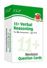 11+ GL Revision Question Cards: Verbal Reasoning - Ages 9-10 - Book