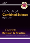 GCSE Combined Science AQA Higher Complete Revision & Practice w/ Online Ed, Videos & Quizzes - Book