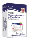 GCSE AQA German: Grammar & Translation Revision Question Cards (For exams in 2025) - Book