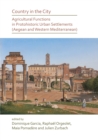 Country in the City: Agricultural Functions of Protohistoric Urban Settlements (Aegean and Western Mediterranean) - Book