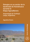 Paisajes en un sector de la Quebrada de Humahuaca durante la Etapa Agroalfarera : Arqueologia de Tumbaya (Jujuy, Argentina) - Book