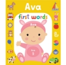First Words Ava - Book