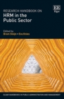 Research Handbook on HRM in the Public Sector - eBook