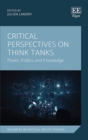 Critical Perspectives on Think Tanks - eBook