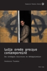 Lutte Armee Grecque Contemporaine : Des Strategies discursives de (De)legitimation - Book