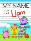 My Name is Liam : Personalized Primary Tracing Workbook for Kids Learning How to Write Their Name, Practice Paper with 1 Ruling Designed for Children in Preschool and Kindergarten - Book