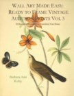 Wall Art Made Easy : Ready to Frame Vintage Audubon Prints Vol 3: 30 Beautiful Illustrations to Transform Your Home - Book