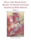 Wall Art Made Easy : Ready to Frame Vintage American Bird Prints Vol 4: 30 Beautiful Illustrations to Transform Your Home - Book