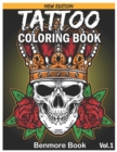 Tattoo Coloring Book : An Adult Coloring Book with Awesome and Relaxing Tattoo Designs for Men and Women Coloring Pages - Book