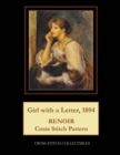 Girl with a Letter, 1894 : Renoir Cross Stitch Pattern - Book