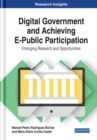 Special Applications of ICTs in Digital Government and the Public Sector : Emerging Research and Opportunities - Book