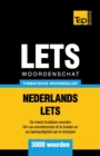 Thematische woordenschat Nederlands-Lets - 3000 woorden - Book