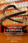 Matters of Significance : Replication, Translation and Academic Freedom in Developmental Science - Book