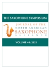 The Saxophone Symposium : Journal of the North American Saxophone Alliance, Volume 44 - eBook
