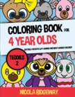 Coloring Book for 4 year olds (Teddies 2) : This book has 40 coloring pages. This book will assist young children to develop pen control and to exercise their fine motor skills - Book