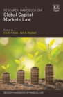 Research Handbook on Global Capital Markets Law - eBook