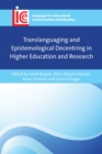 Translanguaging and Epistemological Decentring in Higher Education and Research - eBook