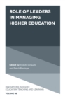 Role of Leaders in Managing Higher Education - Book