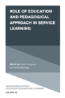Role of Education and Pedagogical Approach in Service Learning - Book