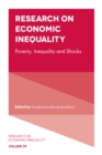 Research on Economic Inequality : Poverty, Inequality and Shocks - eBook
