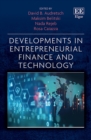 Developments in Entrepreneurial Finance and Technology - eBook