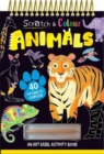 Scratch and Colour  Animals - Book