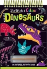 Scratch and Colour Dinosaurs - Book