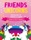 Friends Unicorns : Coloring book for children 3-5 years - Book
