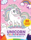Unicorn Coloring Book for Kids Ages 4-8 : 47 Original Unicorn Coloring Pictures for Children Aged 4-8 Years - Book