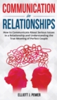 Communication in Relationships : How to Communicate About Serious Issues in a Relationship and Understanding the True Meaning of Perfect Couple - Book