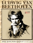 Ludwig Van Beethoven - Sheet Music : Piano Sonatas Numbers: 1-2-3-4-5-6 - Book