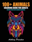 100+ animals coloring book for adults - Book